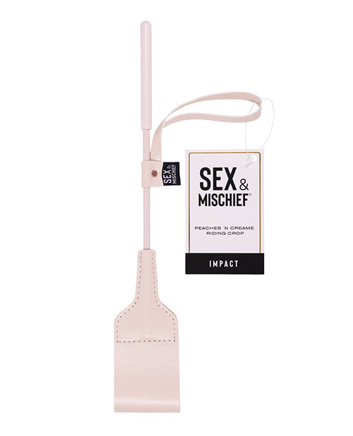 Sex &amp; Mischief Peaches 'n Creame Cravache d'équitation