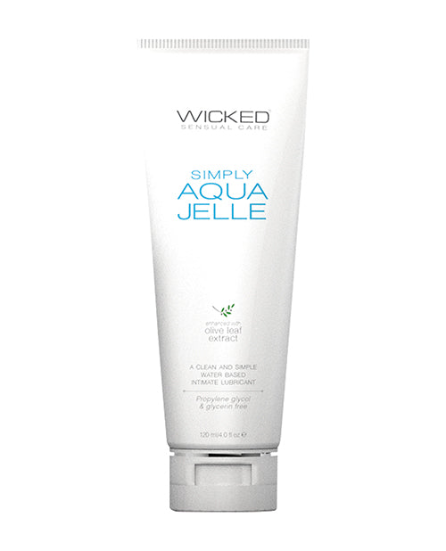 Lubrifiant à base d'eau Wicked Sensual Care Simply Aqua Jelle - 113 ml