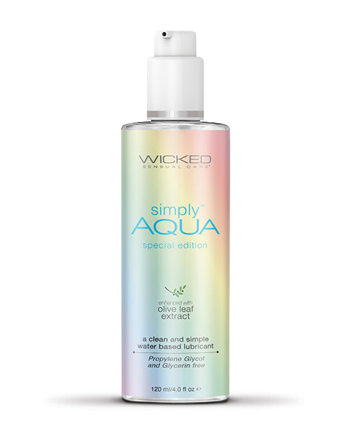 Lubrifiant à base d'eau Wicked Sensual Care Simply Aqua Édition spéciale - 113 ml