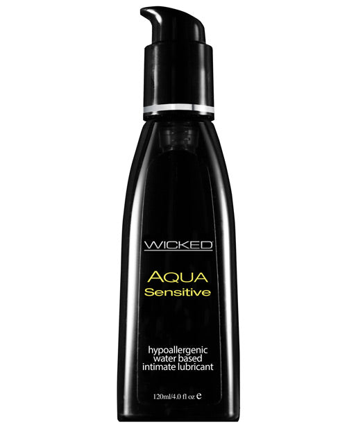 Lubrifiant hypoallergénique à base d'eau Wicked Sensual Care Aqua Sensitive - 113 g, non parfumé