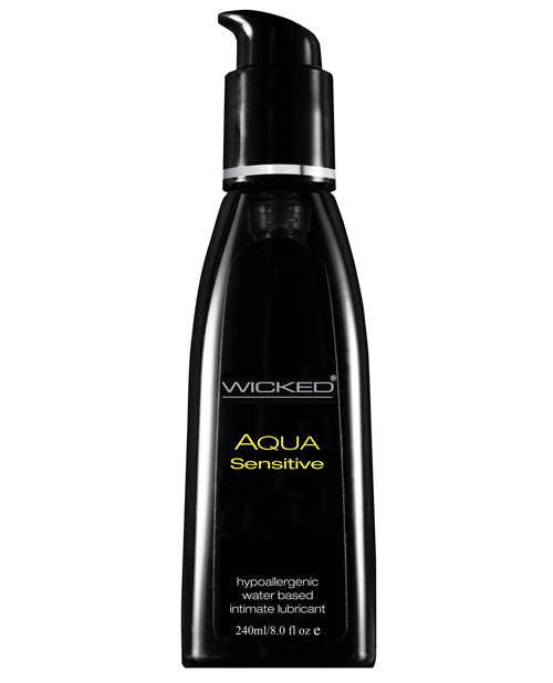 Lubrifiant hypoallergénique à base d'eau Wicked Sensual Care Aqua Sensitive, 227 g, non parfumé