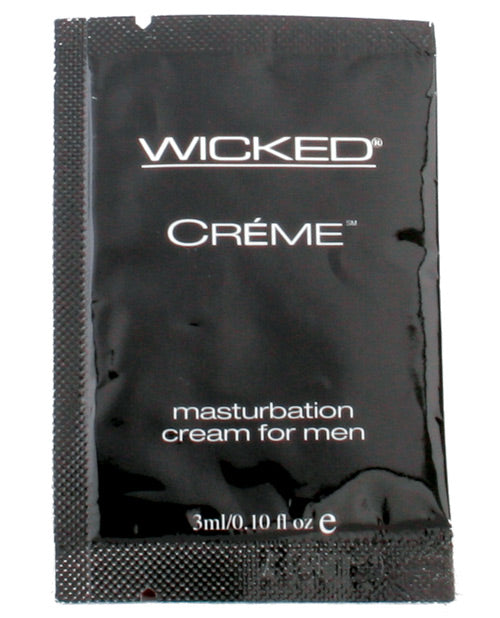 Wicked Sensual Care Creme Masturbasieroom vir Mans - 0,1 oz