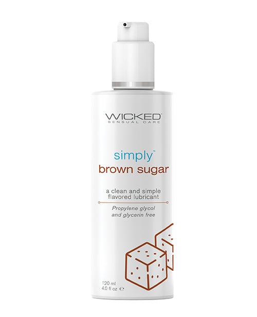 Lubrifiant à base d'eau Wicked Sensual Care Simply - 113 g de sucre brun