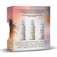 Wicked Sensual Care Tropical Trio Reisgrootte Gegeurde Smeermiddels - 1 oz Bottels