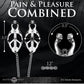 Master Series Tyrant Spiked Clover Nipple Clamps - Silver