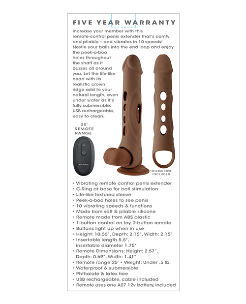 Rallonge Zero Tolerance Big Boy - Foncé